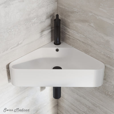 St Tropez Corner Wall Hung Sink