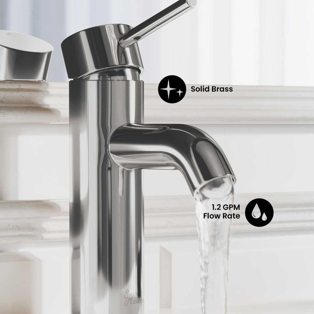 Ivy Single Hole, Single-Handle, Bathroom Faucet in Chrome