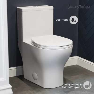 Sublime II Two-Piece Round Toilet Dual-Flush 0.8/1.28 gpf