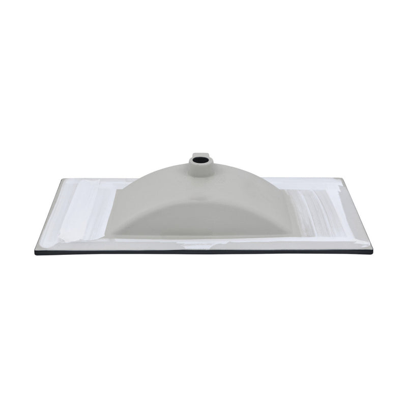 30" 3-Hole Widespread Vanity Sink Top in Matte Black