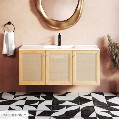 Classe 48" Wall-Mounted Bathroom Vanity Cabinet without Top in Natural Oak