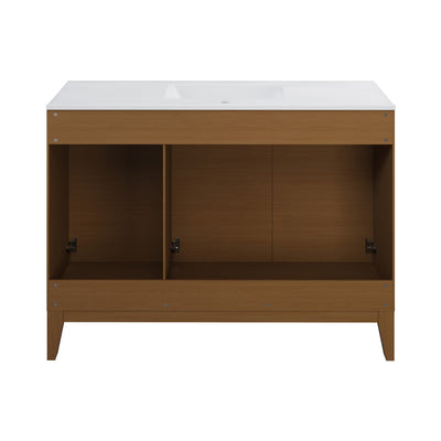 Cascade 48'' Bathroom Vanity in Natural Oak