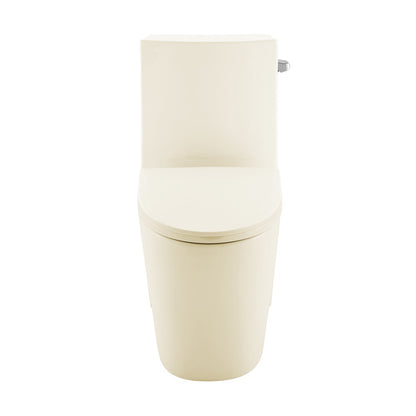 St. Tropez One-Piece 14" Rough-in 1.28 GPF Right-Hand Vortex Flush Elongated Toilet in Glossy Bisque