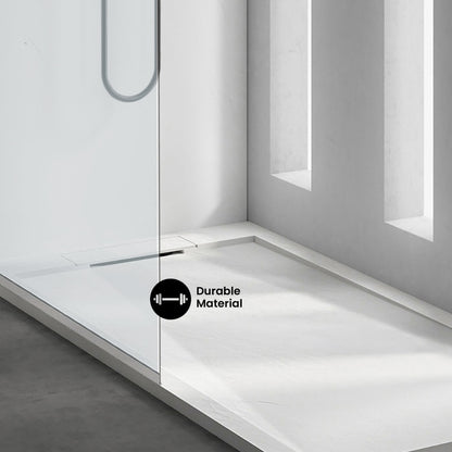 Terre C Series 60" x 32" Reversible Drain Shower Base