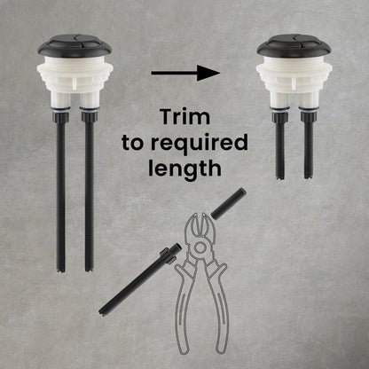 Toilet Hardware Black (SM-1T205HB, SM-1T256HB)
