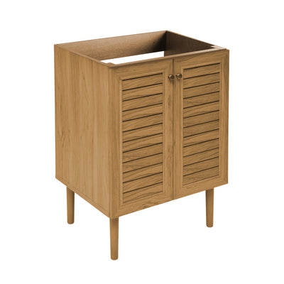 Bron 24" Freestanding Bathroom Vanity Cabinet without Top in Golden Oak