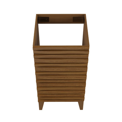 Cascade 18” Bathroom Vanity in Brown Oak- Cabinet Only