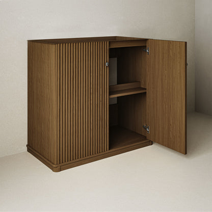 Lafayette 36" Freestanding Bathroom Vanity Cabinet without Top in Brown Oak