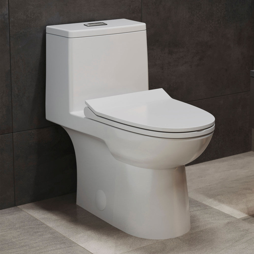 Daxton One-Piece Elongated Dual-Flush Toilet 1.1/1.6 gpf – Swiss