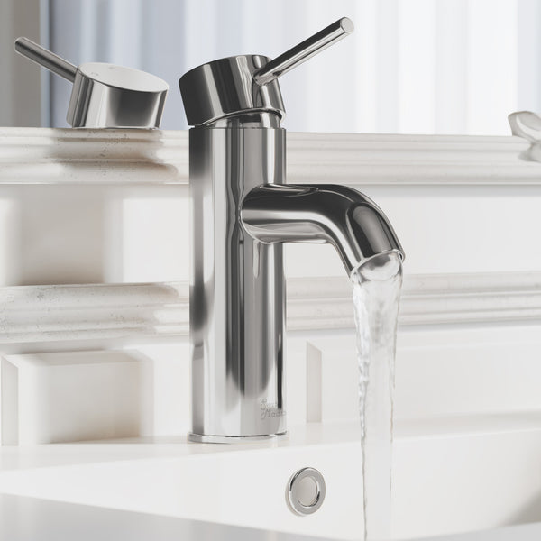 Ivy Single Hole, Single-Handle, Bathroom Faucet in Chrome – Swiss