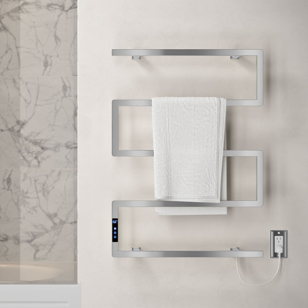 Voltaire 5-Bar Electric Towel Warmer in Chrome