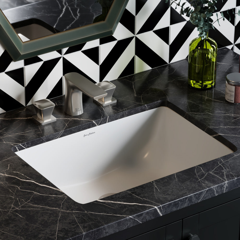 ラビット222 800×1000BLACK5枚 Plaisir 21 Rectangular Under-Mount Bathroom Sink – Swiss Madison
