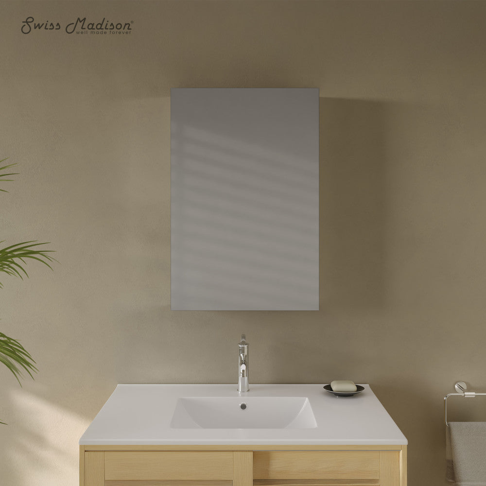 Cache 20 x 30 Rectangle Recessed/Wall Mount Medicine Cabinet with Mirrored Sides